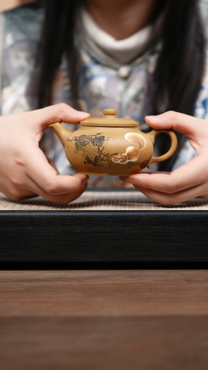【闪购商品】紫砂茶壶YZL黄金段六方大彬