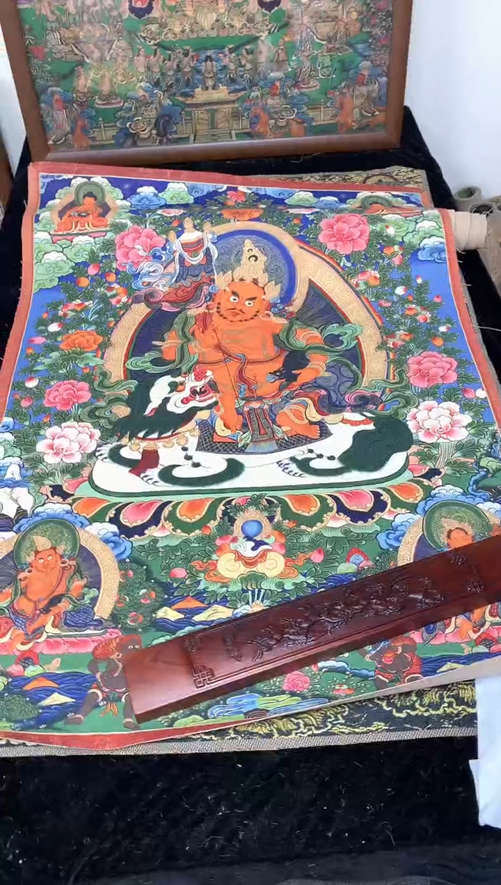 卷轴画016无量寿佛