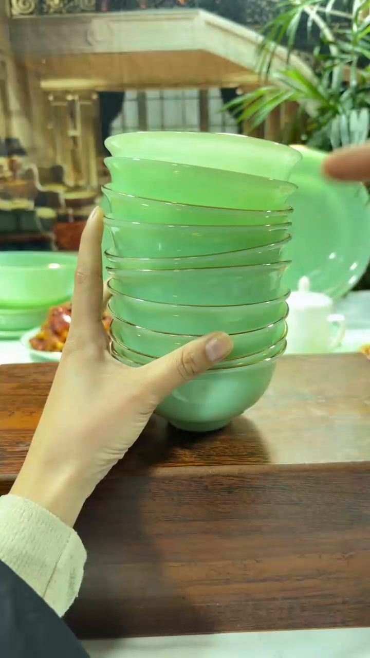 【闪购商品】...4.5英寸玉瓷碗10个口径11.5厘米