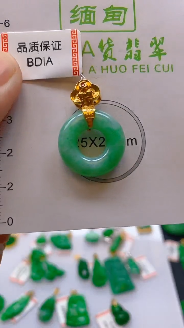 【闪购商品】翡翠颈饰18K金镶嵌新号开播，全场乱卖