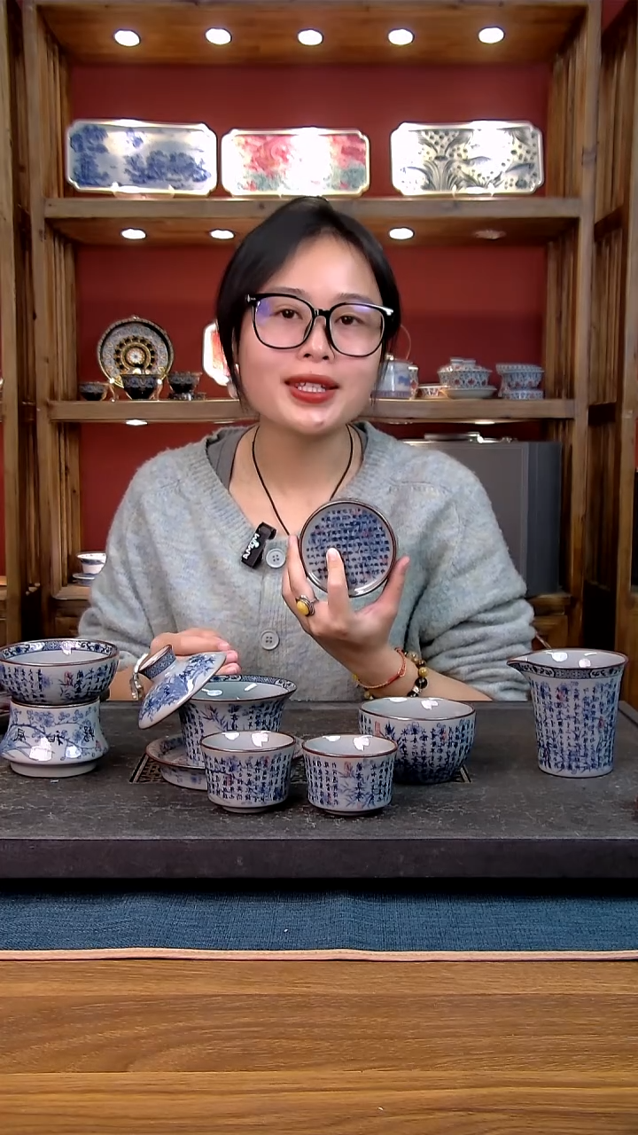 简装家用款7件套 老陶泥开片纹陶瓷茶具