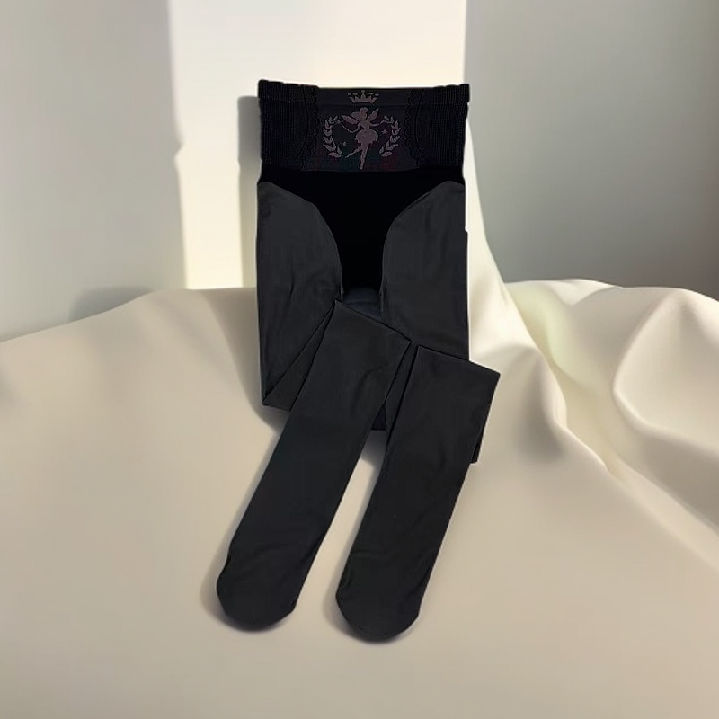 8108黑透肤水光袜女款显瘦时尚百搭薄款高腰水光袜