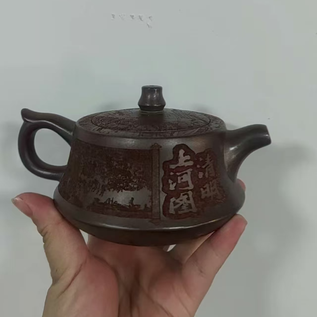 顾建华天星泥清明上河图柱础310CC