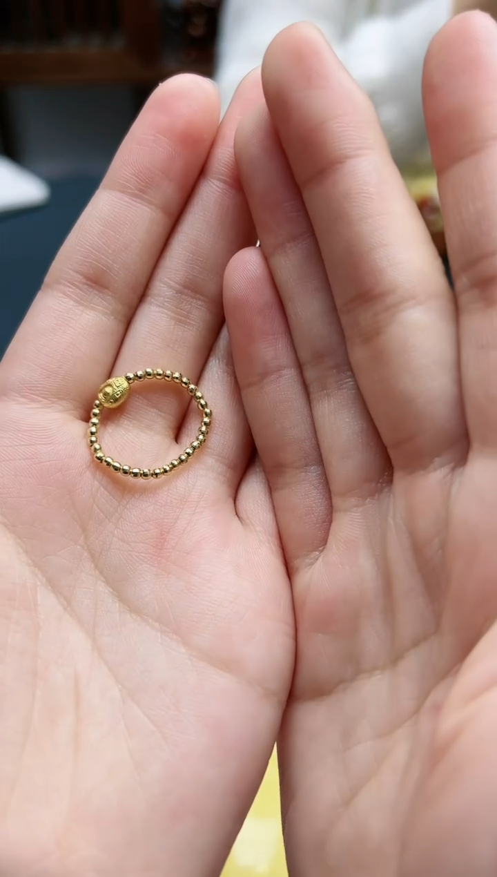 【闪购商品】18K金手链18k金无相戒指*1 ZX