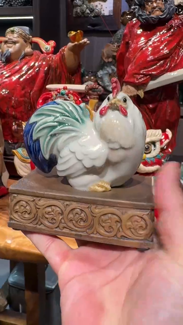 陶瓷宝*牛小公鸡一件
