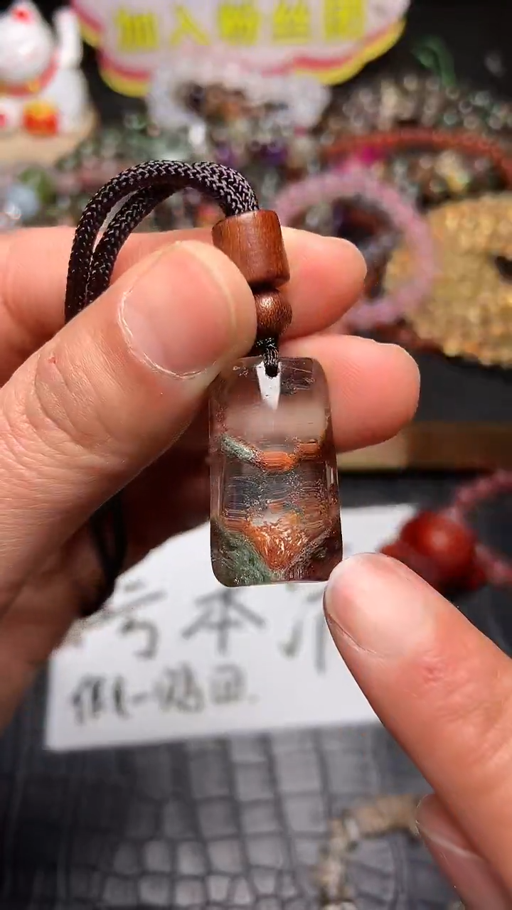 【闪购商品】水晶吊坠(赠链)未镶嵌34