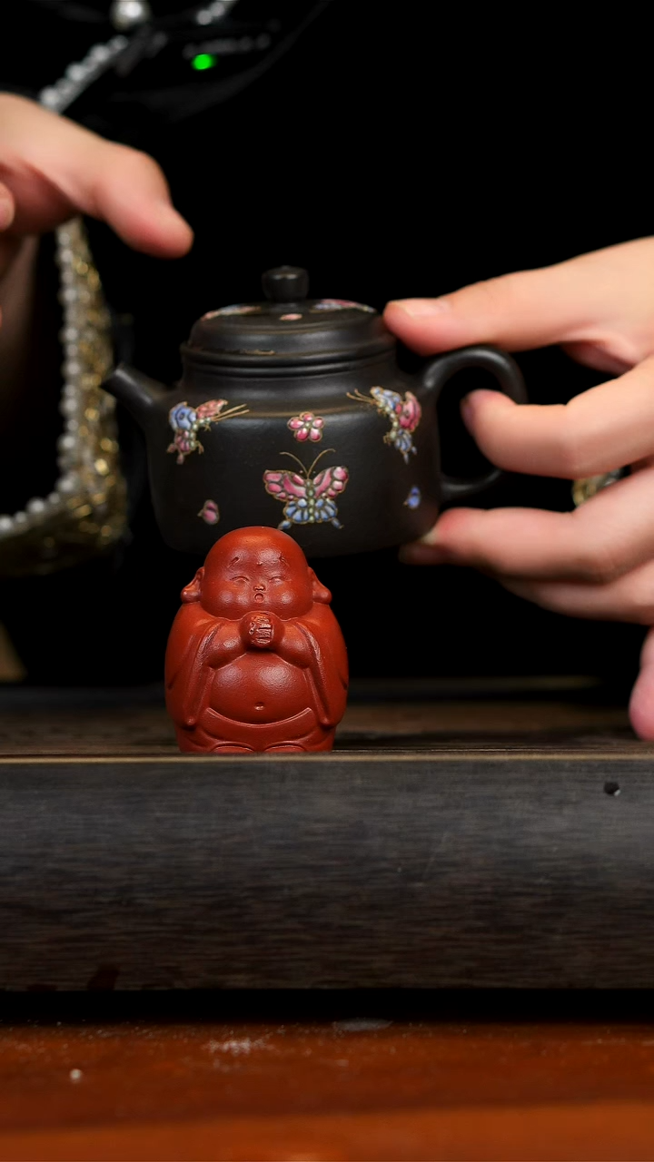 【闪购商品】紫砂茶壶念一紫砂   焐灰德钟