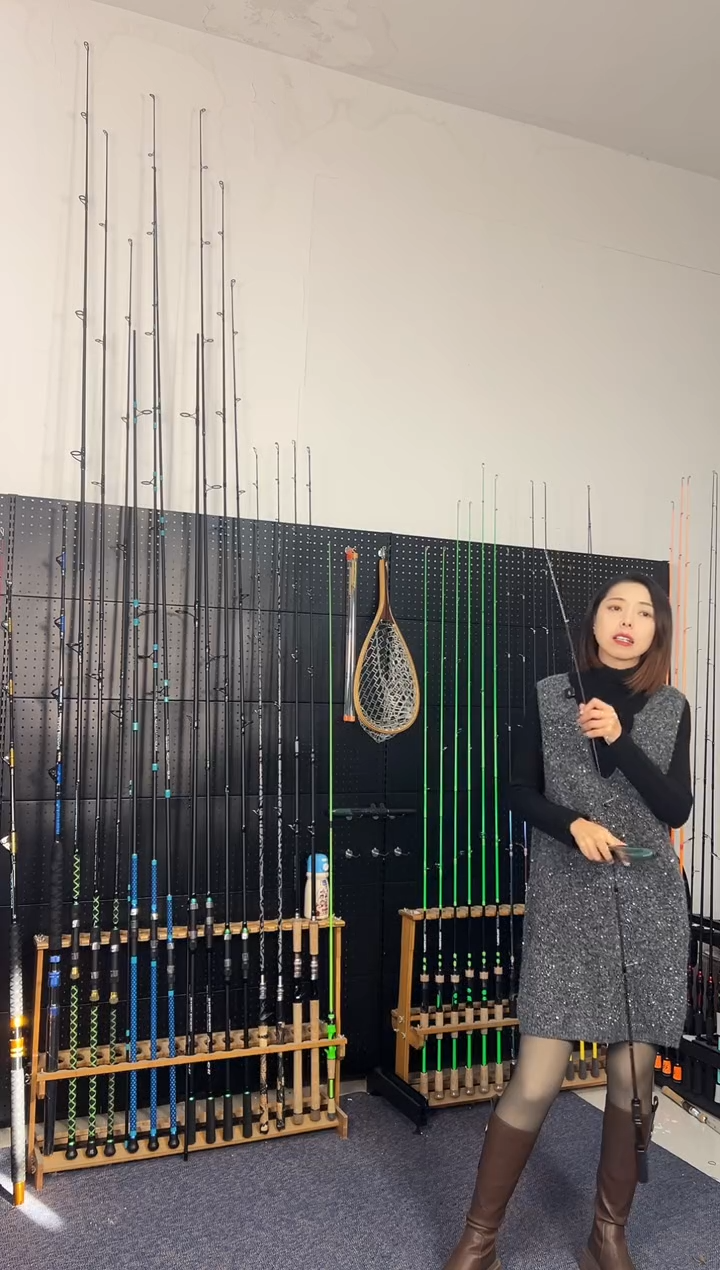 1.8m碳素伸缩马口1.8米直柄（瑕疵尾货竿，没有售后，介意勿拍）