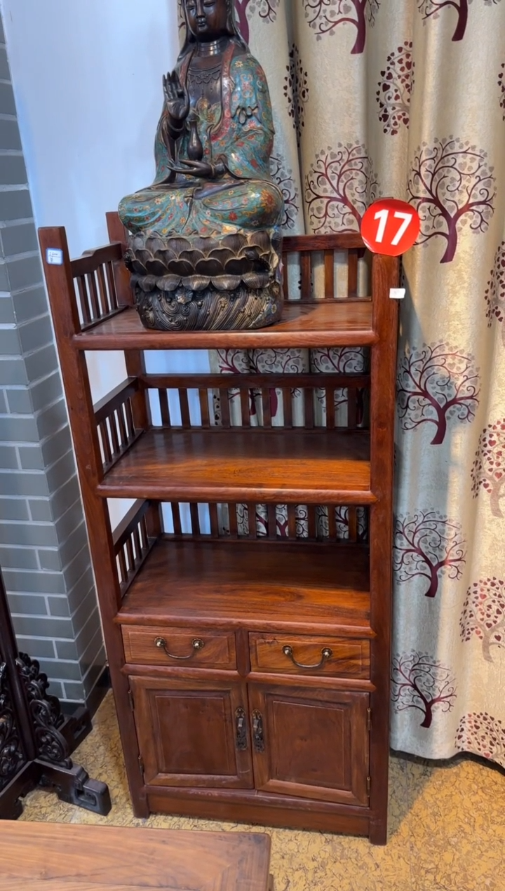 木用****1一对   落地 书架 摆件