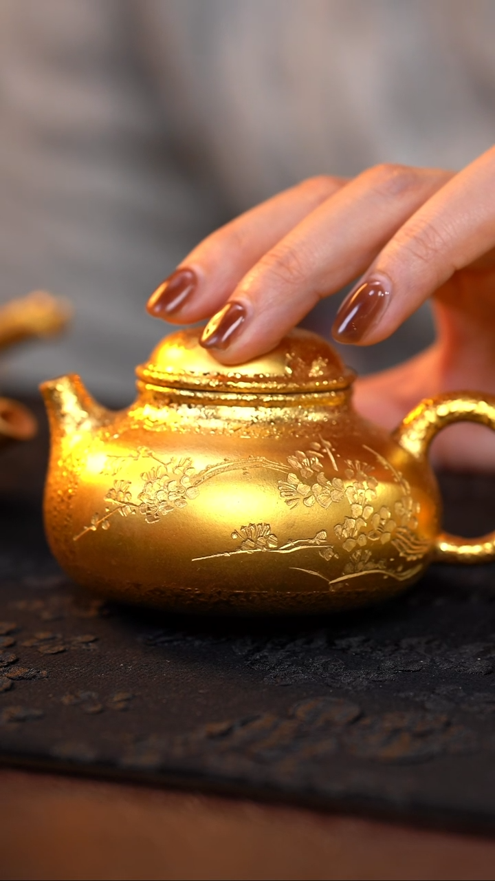 茶杯紫砂【宜景窑系列】金壶 2