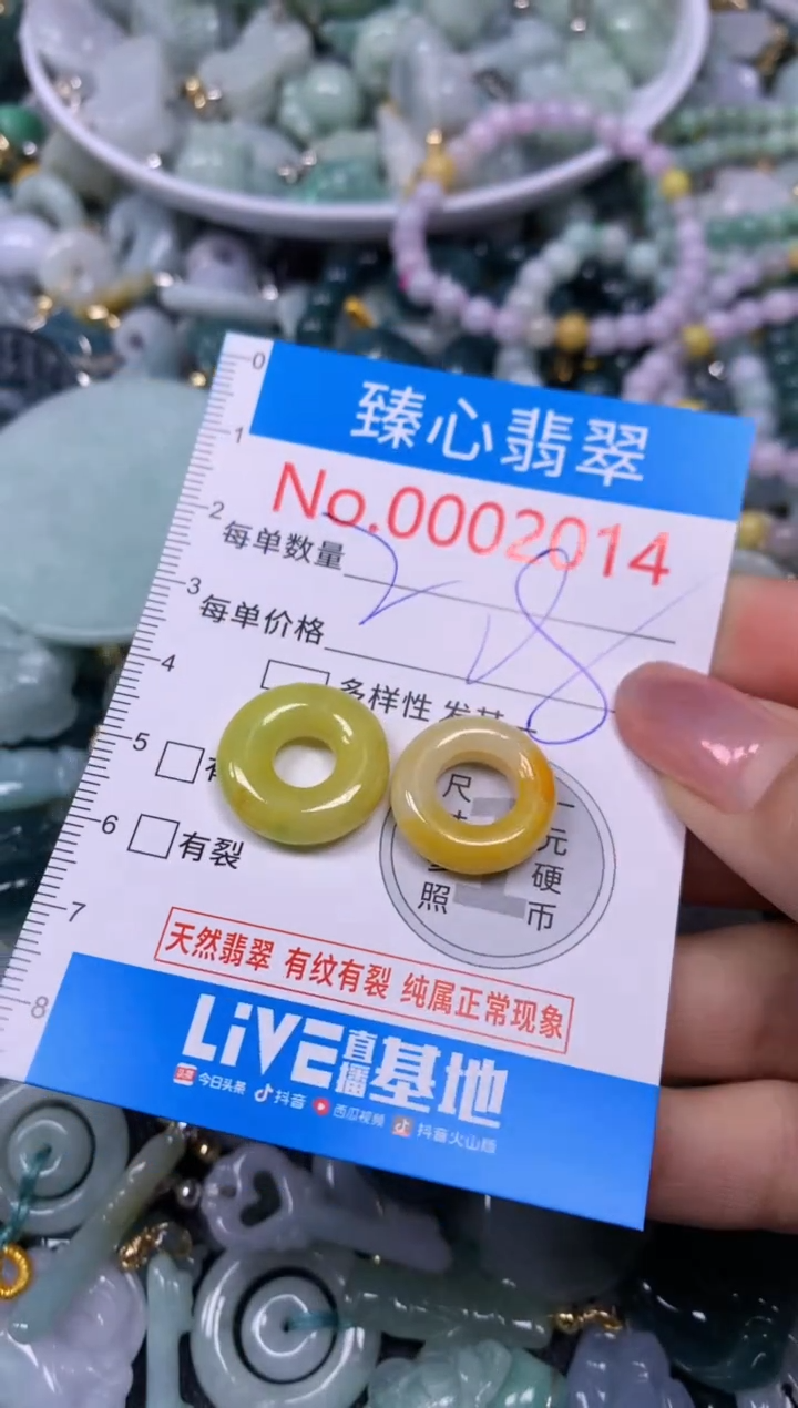 【闪购商品】翡翠颈饰未镶嵌含绳0002014