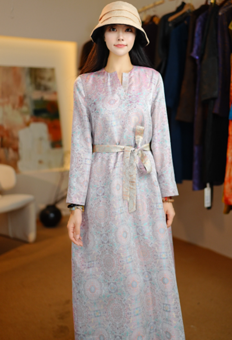 【粉罗环霞】新中式夏季专柜高端定制国风仙女裙