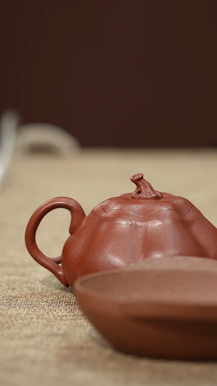 【闪购商品】紫砂茶壶原矿红皮龙小南瓜（一壶一杯）