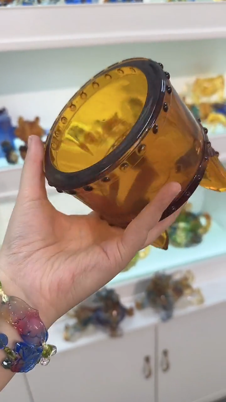 手工艺品琉璃香炉