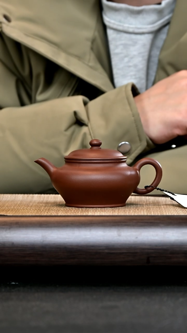 【闪购商品】紫砂茶壶@@Ah4122陈小平虚扁