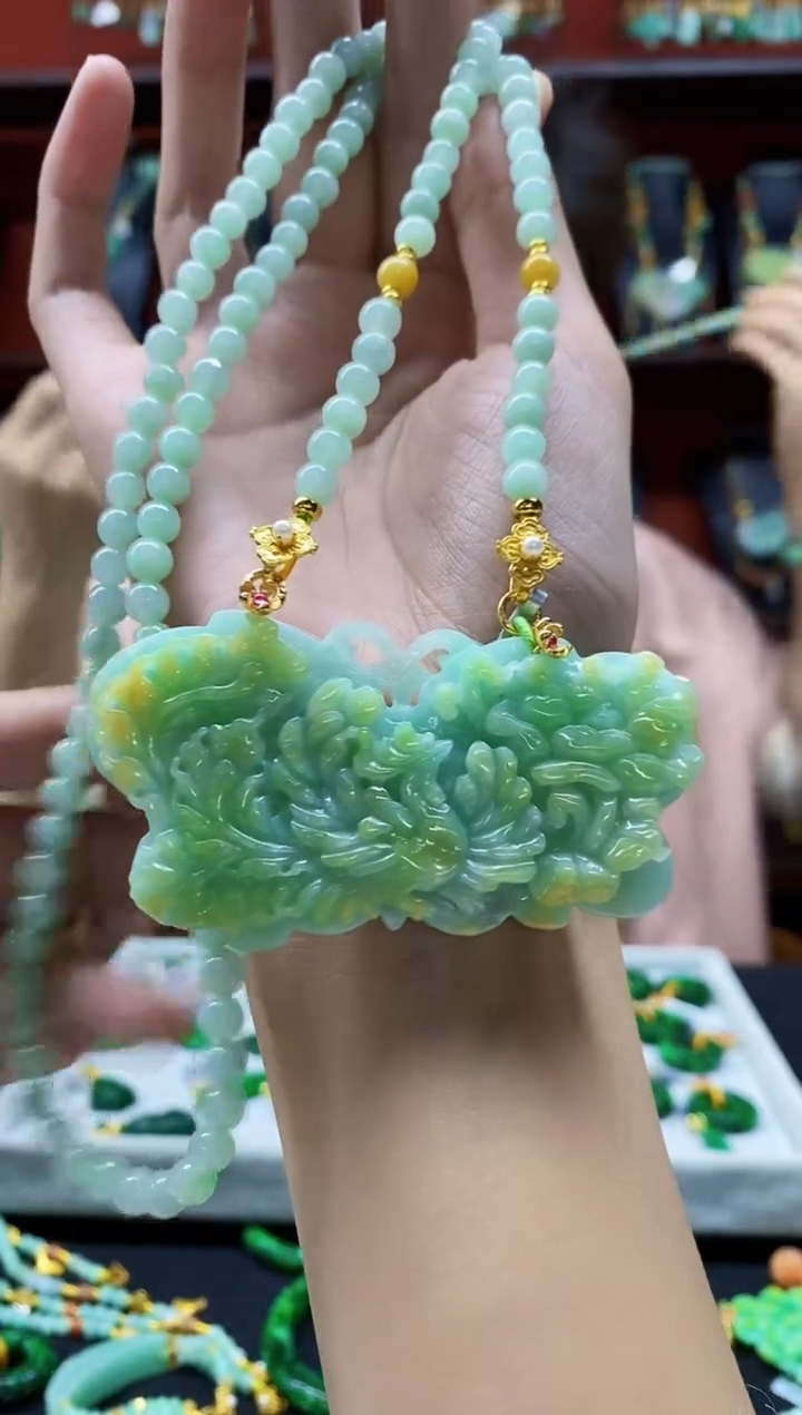 颈饰未镶嵌翡翠翡翠吊坠