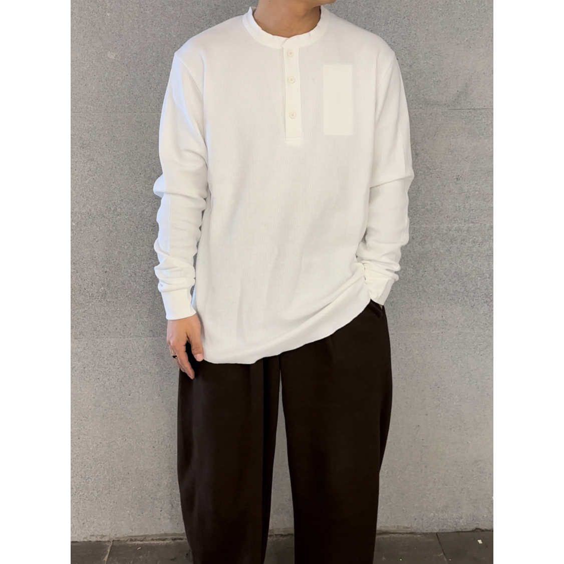 2025春季新款长袖T恤5130简单休闲百搭日常情侣男