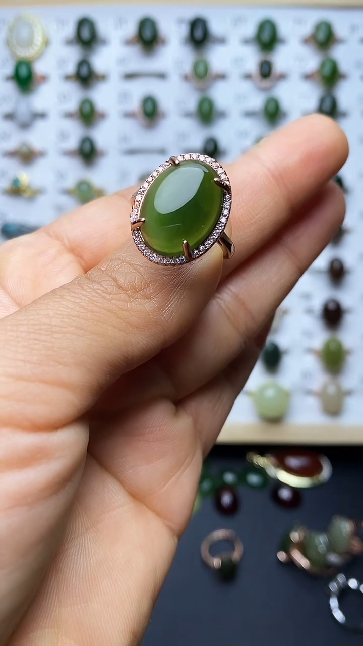 【闪购商品】和田玉戒指未镶嵌1