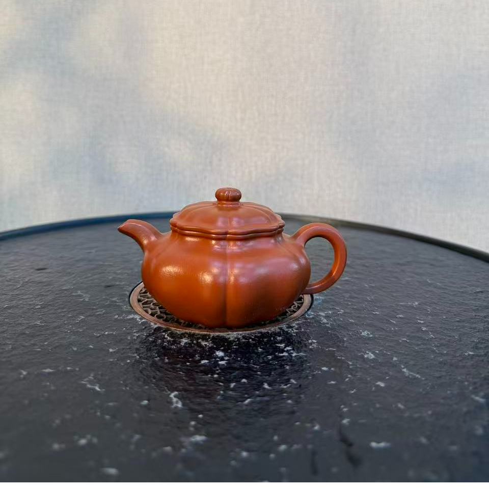 950号 jq 0520016100 小葵仿古壶 大红袍 160cc