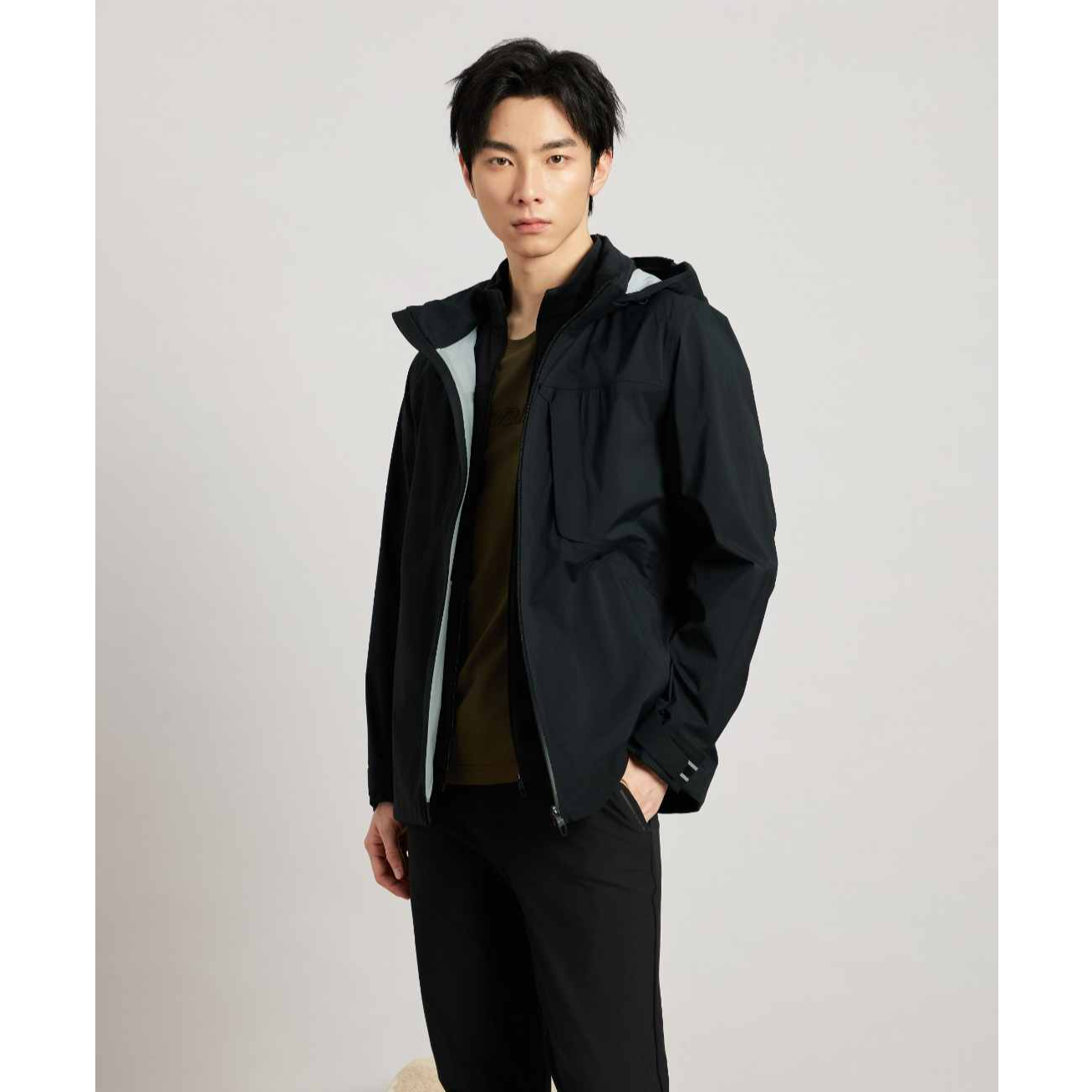 Rapido2025春季男士O系列DERMIZAX面料三合一外套CN5Z39O37雳霹道