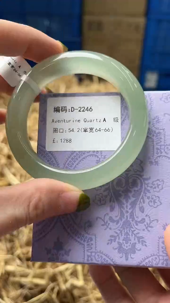 未镶嵌手镯石英质玉D2246