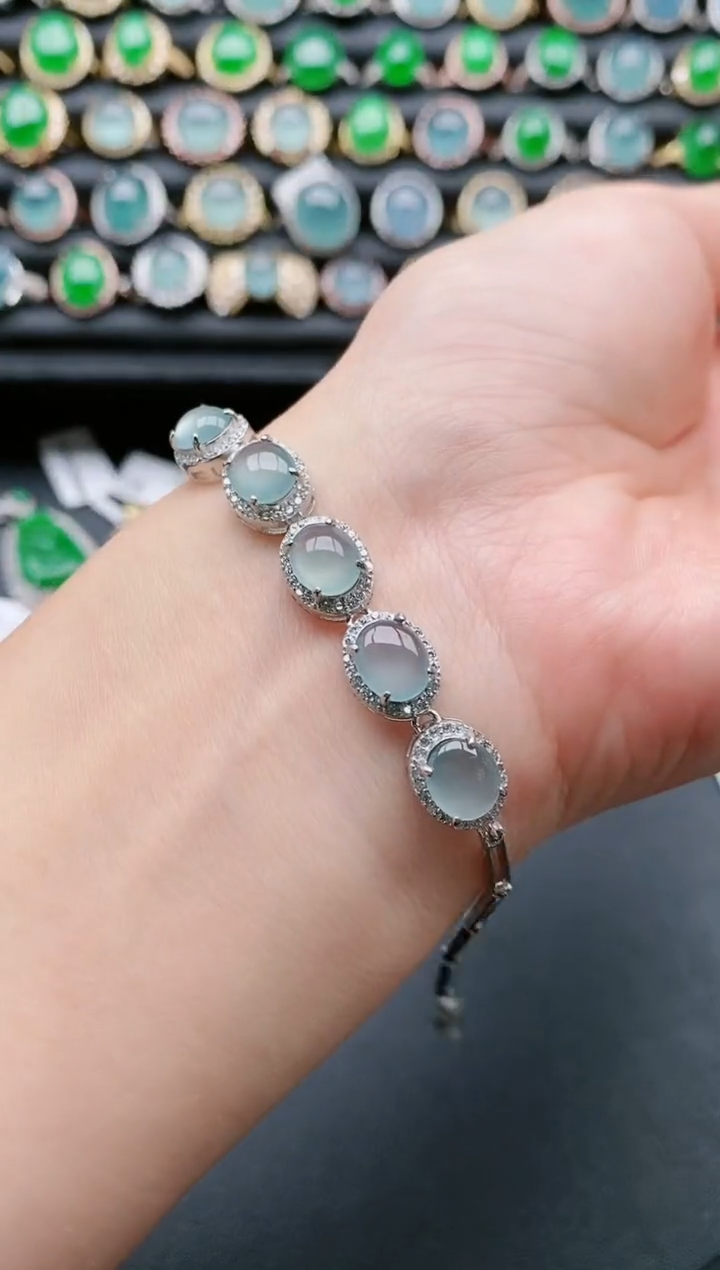 【闪购商品】翡翠戒指银S925镶嵌1111111