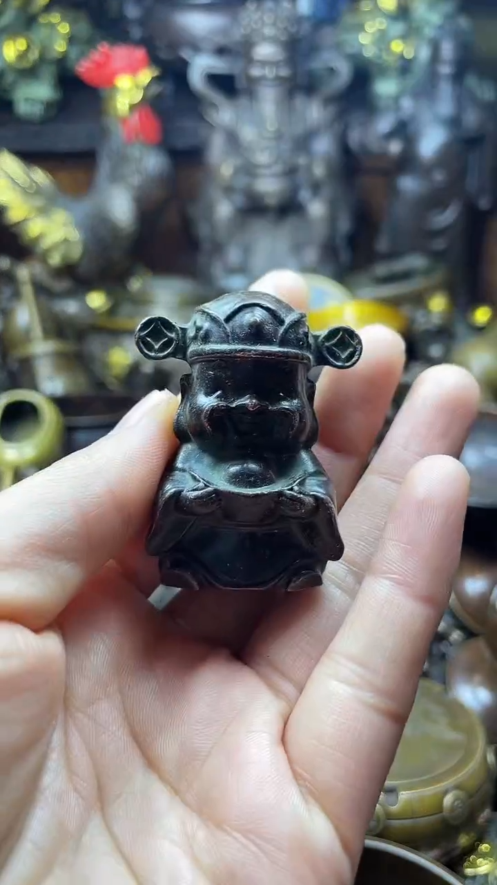 闪购链接，点击下单，有运费险，铜摆件