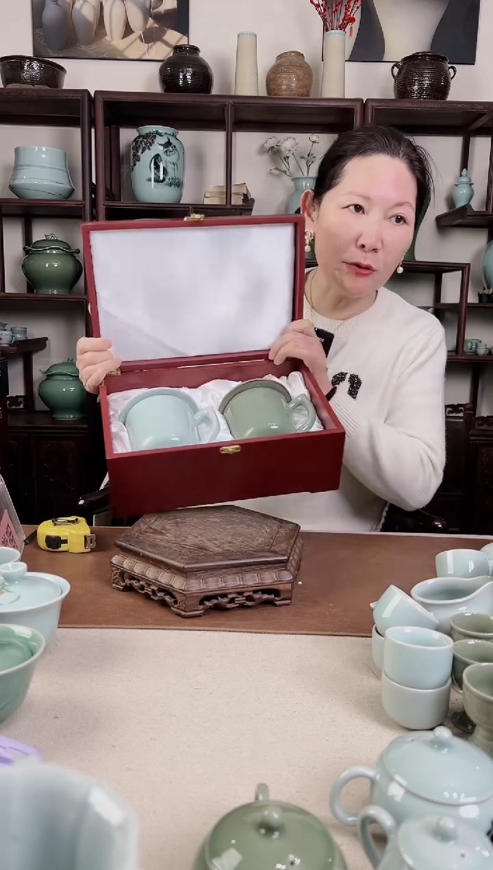 【闪购商品】杯将军对杯B（粉青 哥梅）