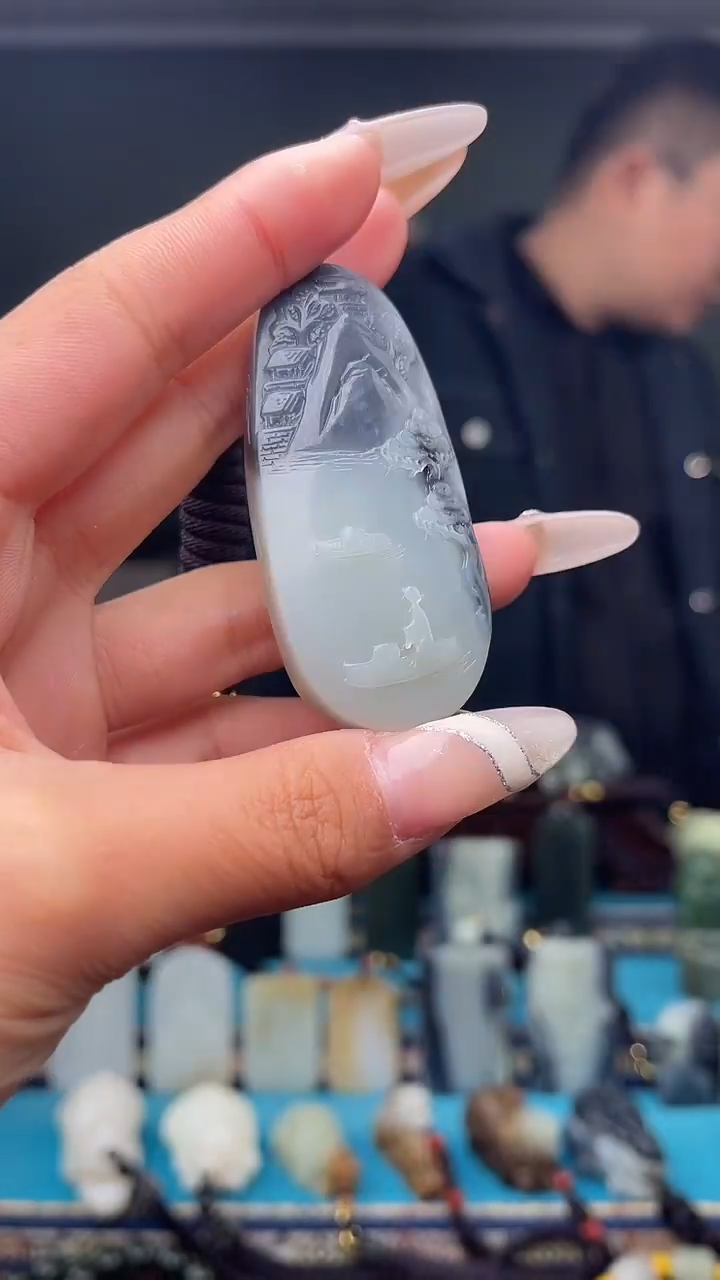 未镶嵌和田玉挂件1