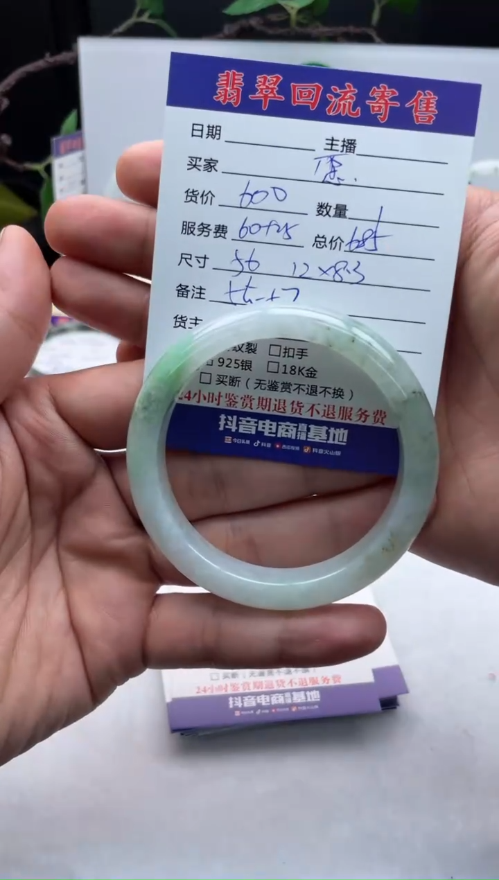 【闪购商品】翡翠手镯未镶嵌手镯