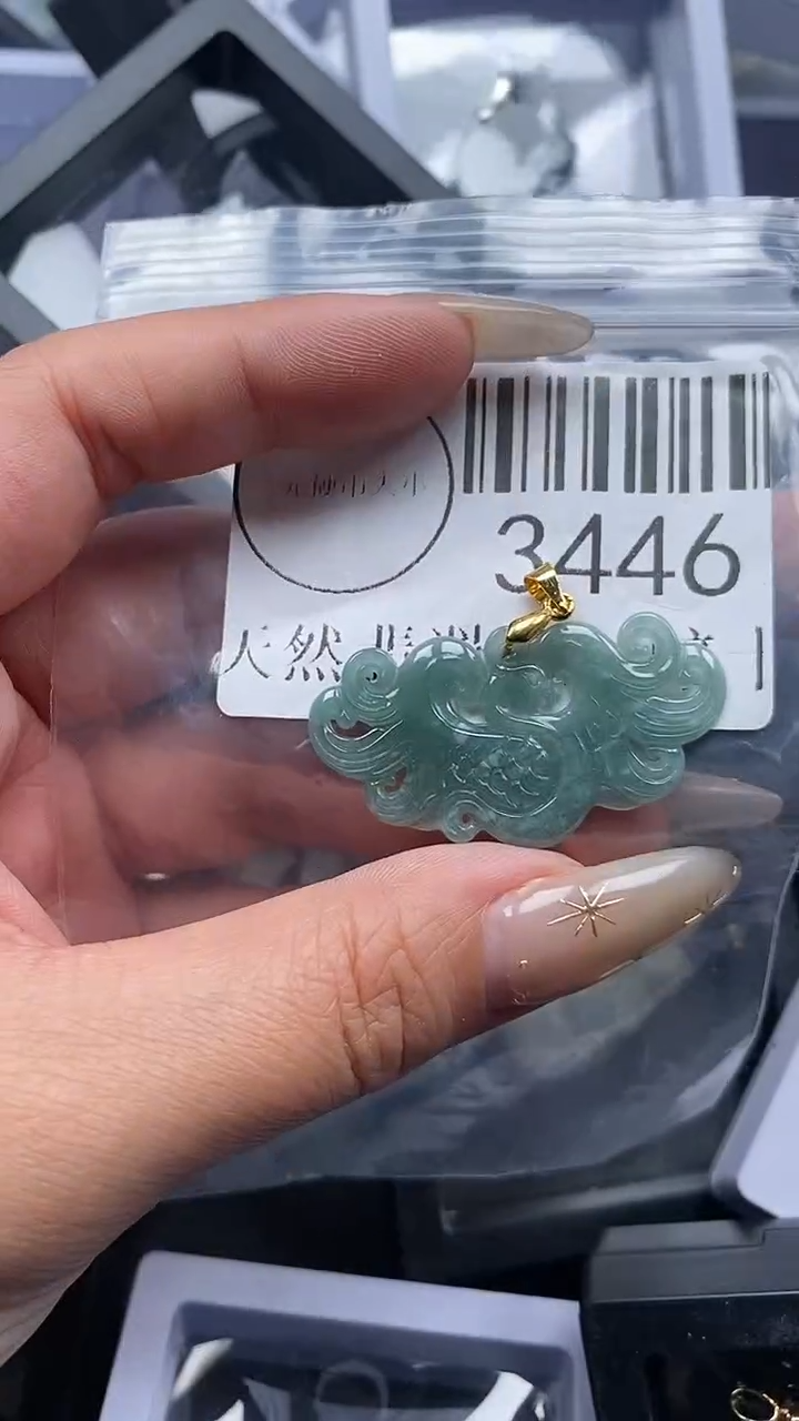 颈饰未镶嵌翡翠3446