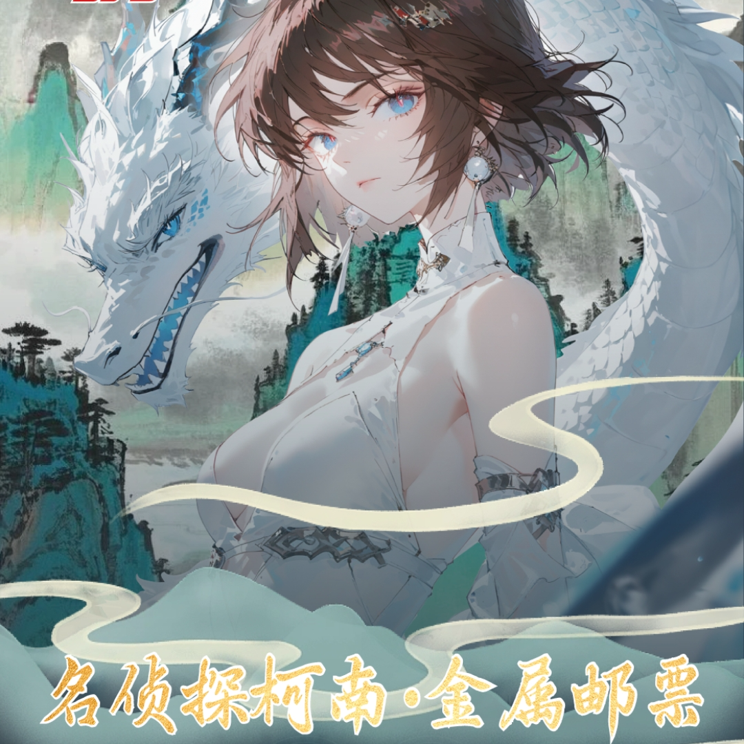 【悦】邮米文创【名侦探柯南金属邮票第一弹】卡牌盲盒（默认代拆）