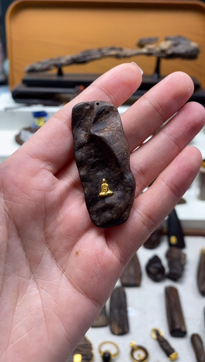 【闪购商品】沉香吊坠文莱 随型 208号