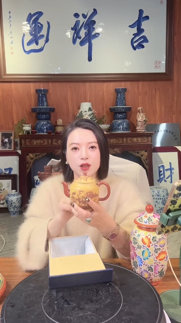 摆件陶景德镇精美陶瓷