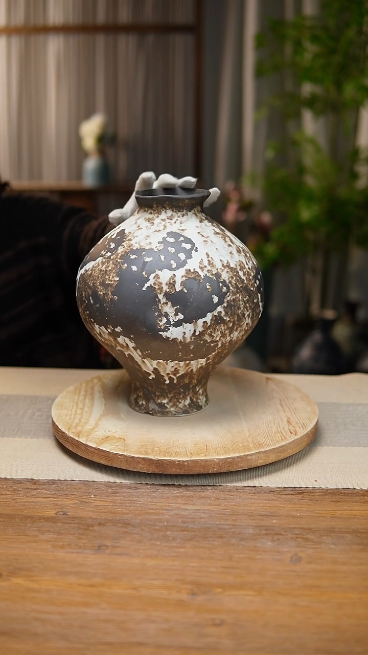 【闪购商品】陶瓷   花器诧寂黑灯笼