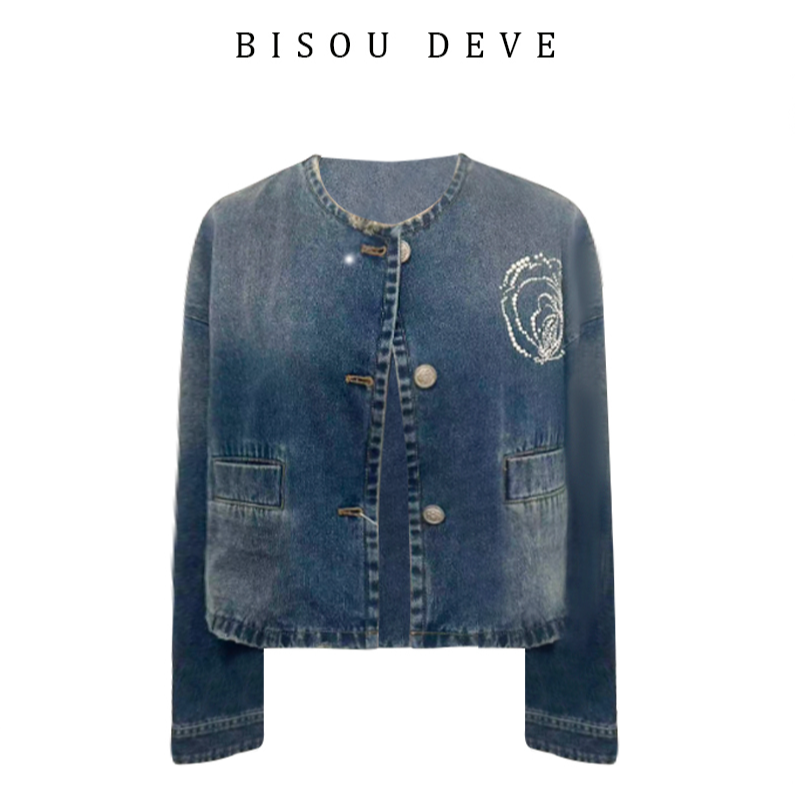 【黄蓉推荐】玫瑰绮梦牛仔外套MA01168252