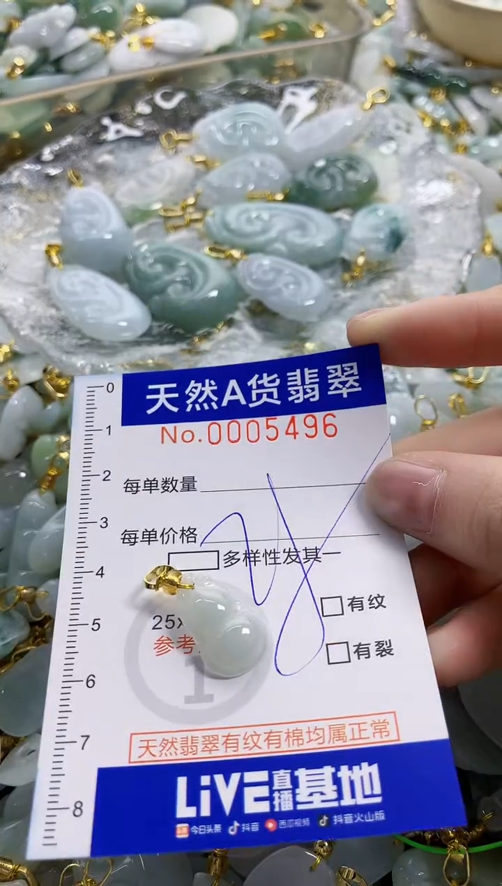 颈饰未镶嵌翡翠天然A货翡翠