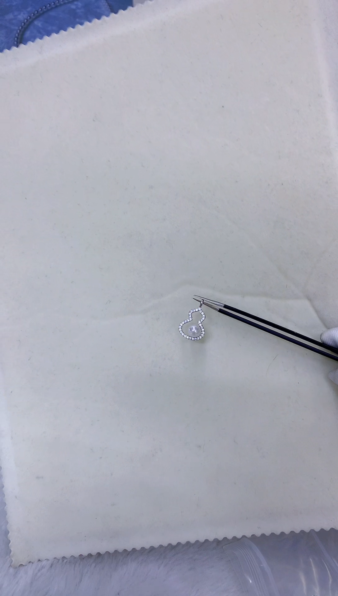 银S925镶嵌海水珍珠饰品吊坠