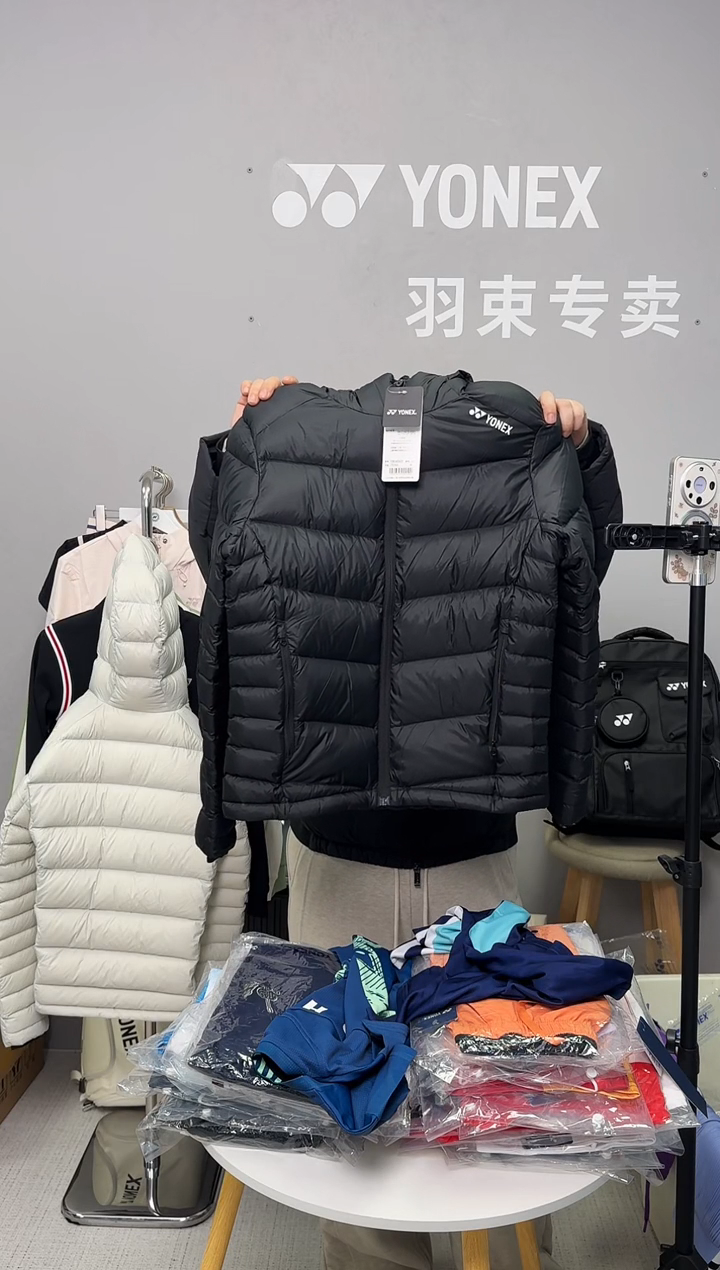 女羽绒服YOBC4055CR-007黑色-XL