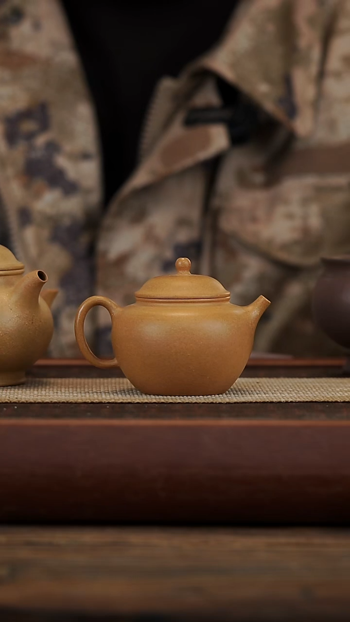 茶壶紫砂微瑕150毫升芝麻段圆珠