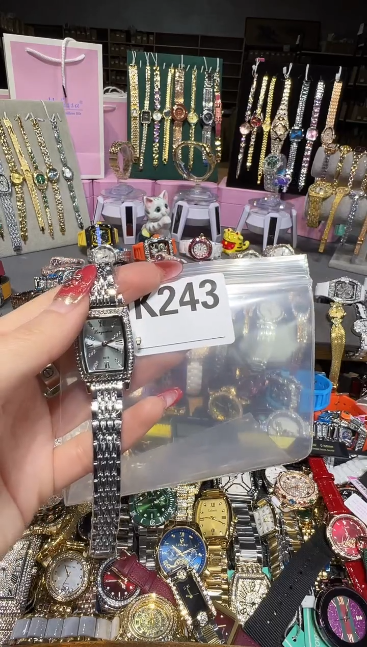 石英机芯不锈钢不锈钢直播定闪专用