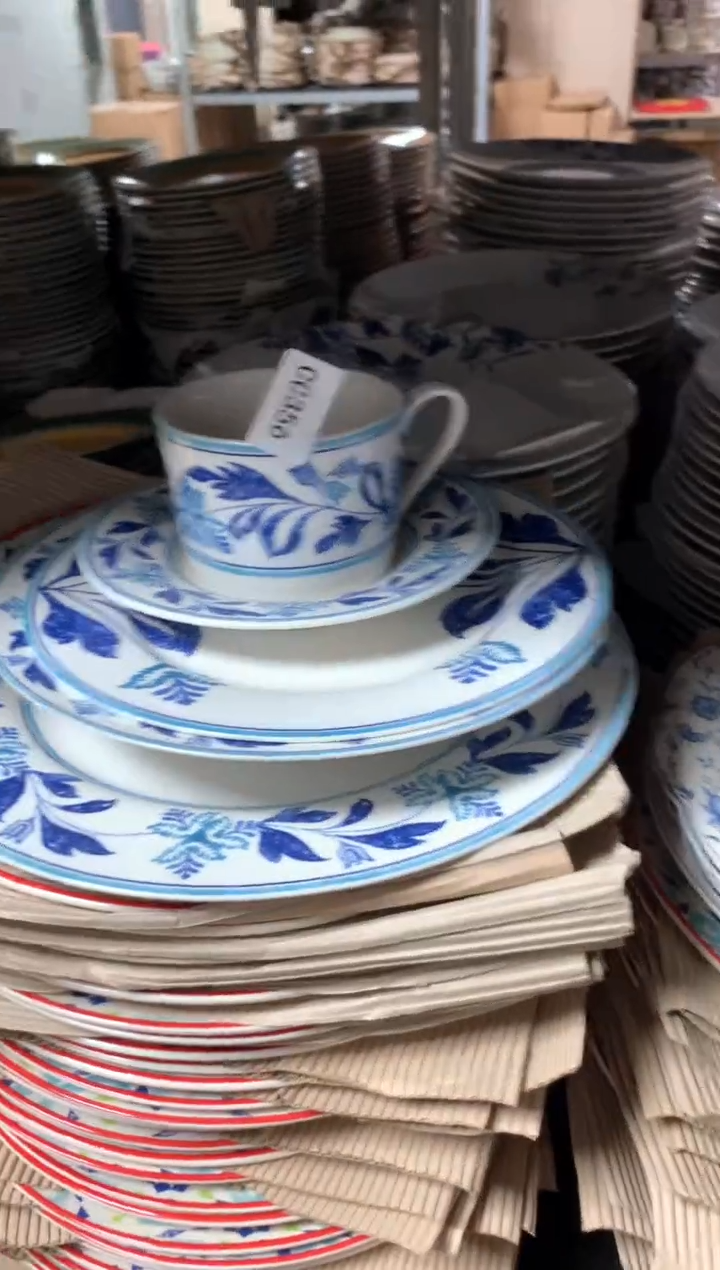 【闪购商品】瓷片陶瓷原单CC356餐具五件套