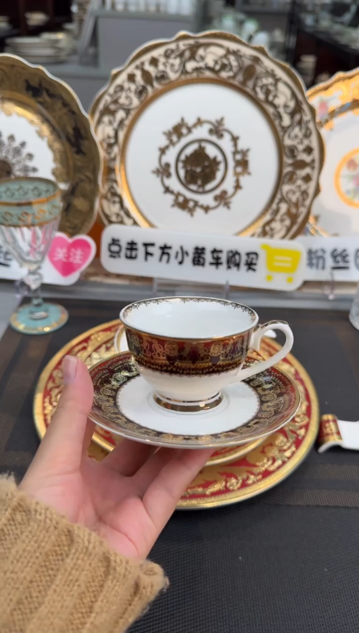 【闪购商品】瓷片90毫升两杯两碟福利款