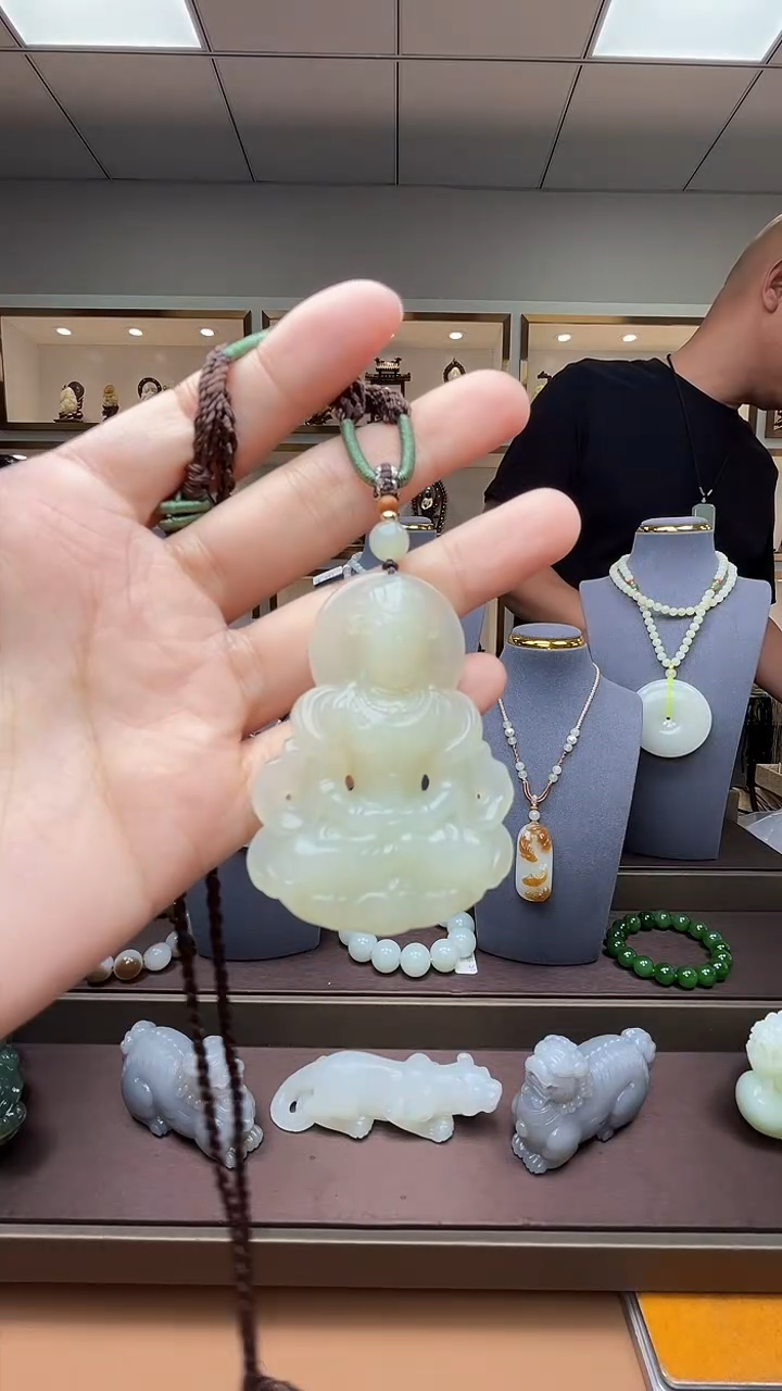 和田玉未镶嵌挂件苏