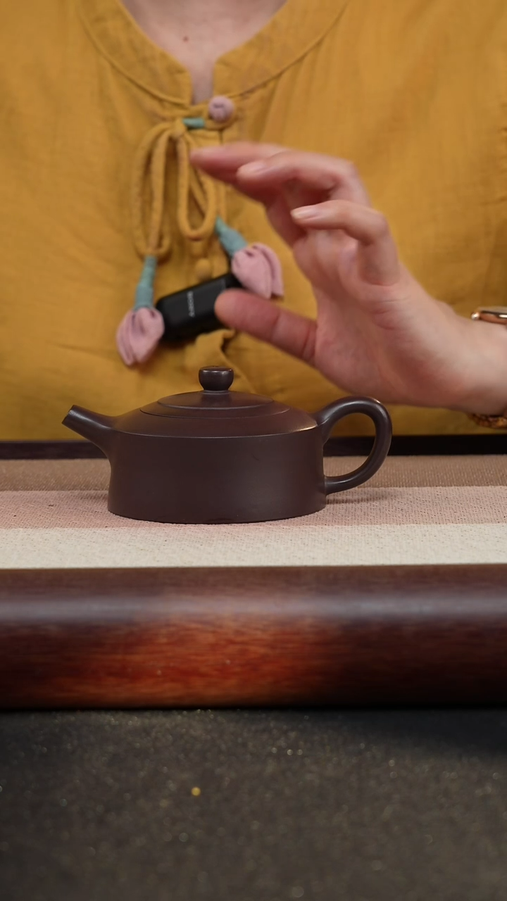 【闪购商品】紫砂茶壶周盘-老紫泥-MH-1606