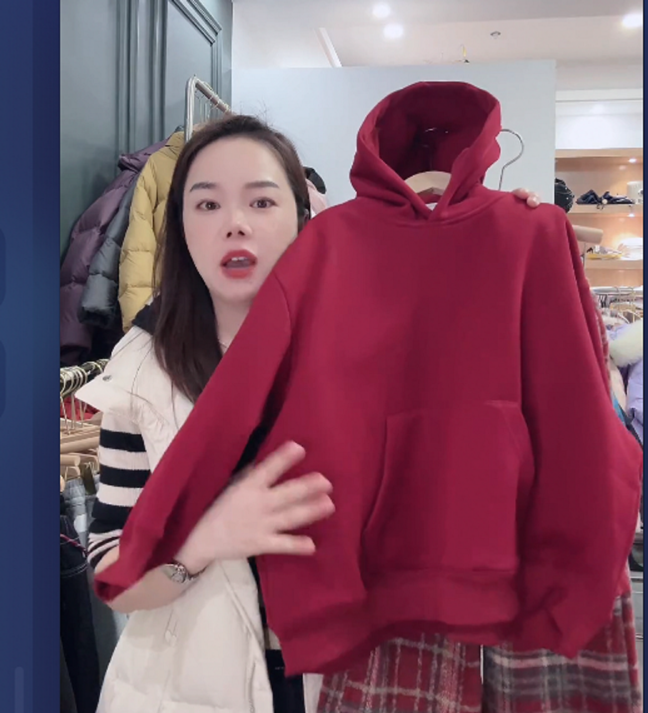 现货      【红色卫衣】冬季女童加绒新款休闲新年男童卫衣24397