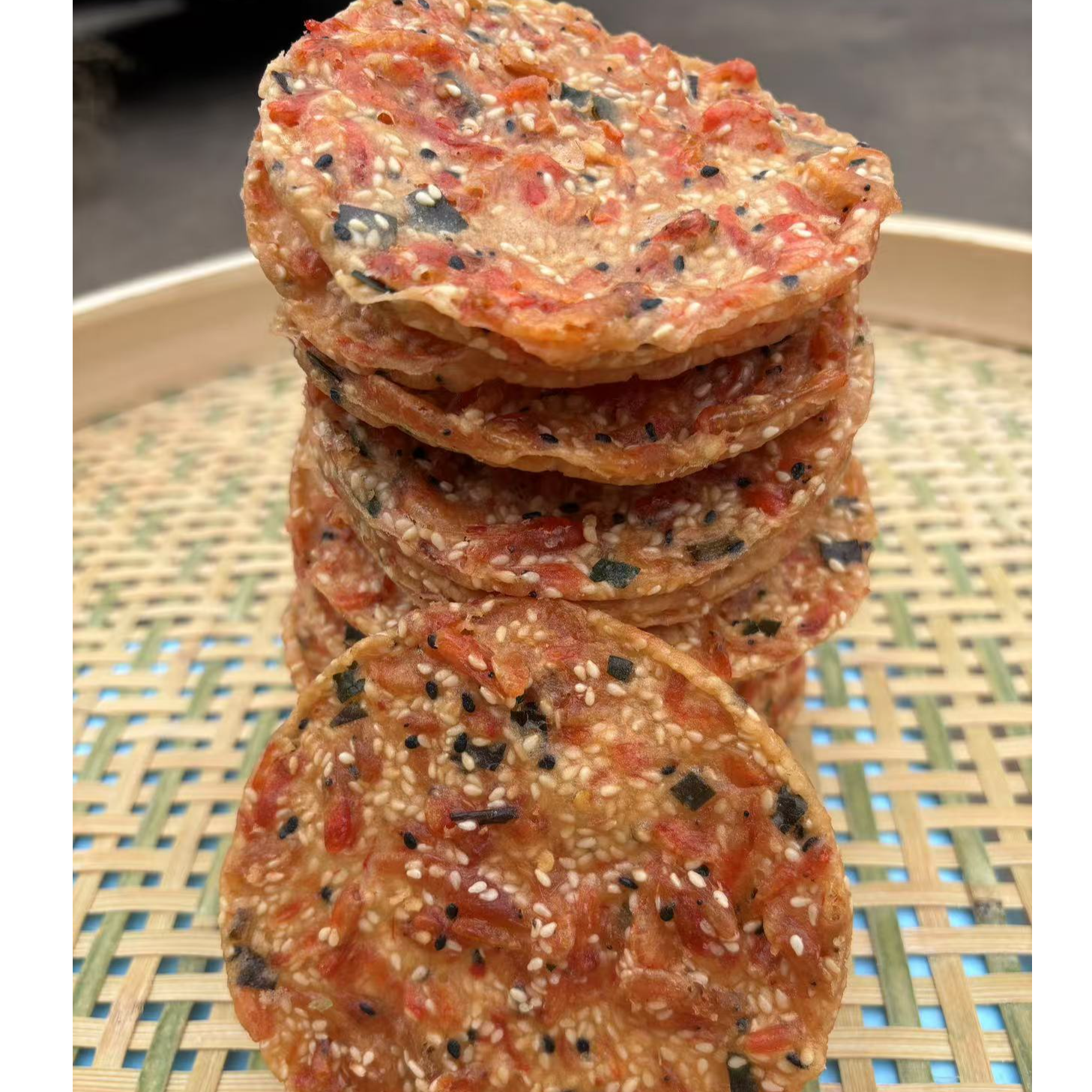 【新品】江西赣州特产月亮巴 油炸锅巴 花生巴 月亮巴虾米口味400g