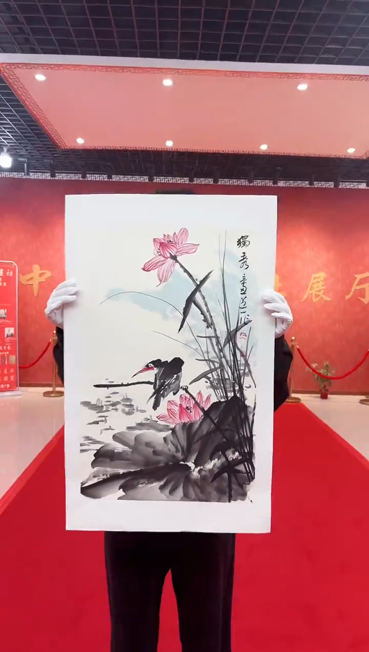 【闪购商品】国画道一老师亲笔绘画作品D2