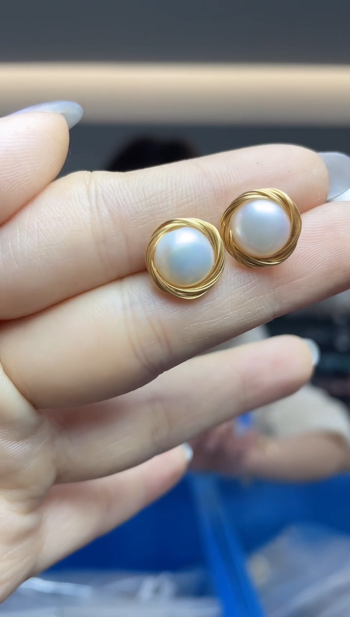 【闪购商品】淡水珍珠`银S925镶嵌（多样性发一件）