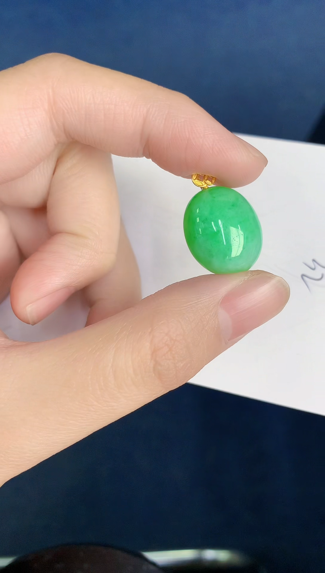 【闪购商品】翡翠颈饰18K金镶嵌000000000